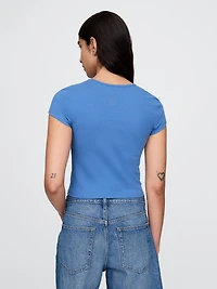 Crop Graphic T-Shirt