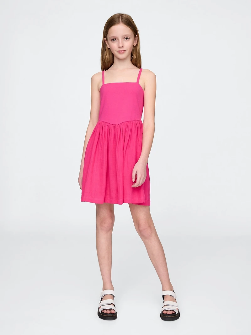 Kids Mixed Media Dress