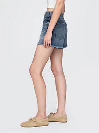4" Mid Rise UltraSoft Relaxed Cutoff Shorts