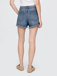 4" Mid Rise UltraSoft Relaxed Cutoff Shorts