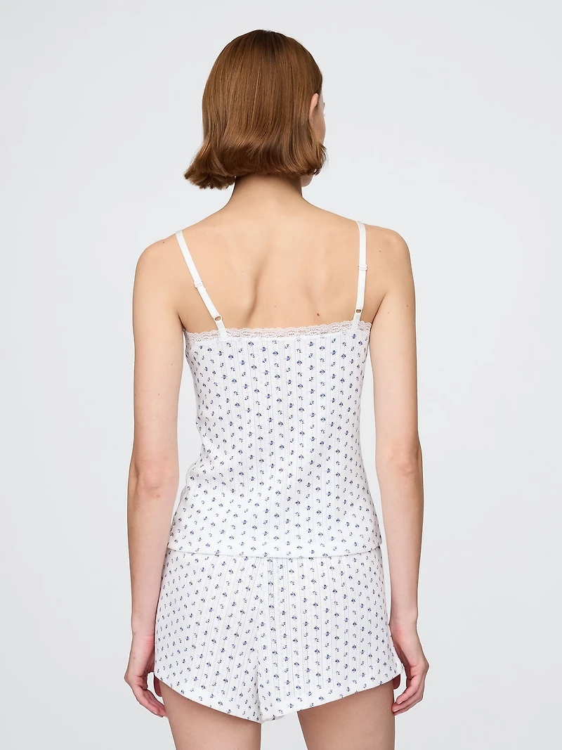 Pointelle PJ Tank Top