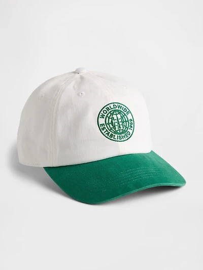 Organic Cotton Logo Baseball Hat