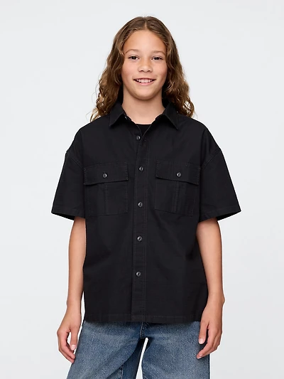 Kids Ripstop Utility Shirt