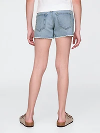Kids Low Rise Stride Denim Shorts