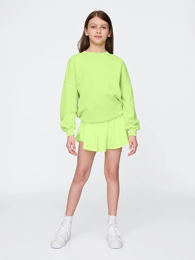 Kids Quick-Dry Butterfly-Hem Run Shorts