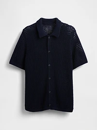 Mesh Sweater Shirt