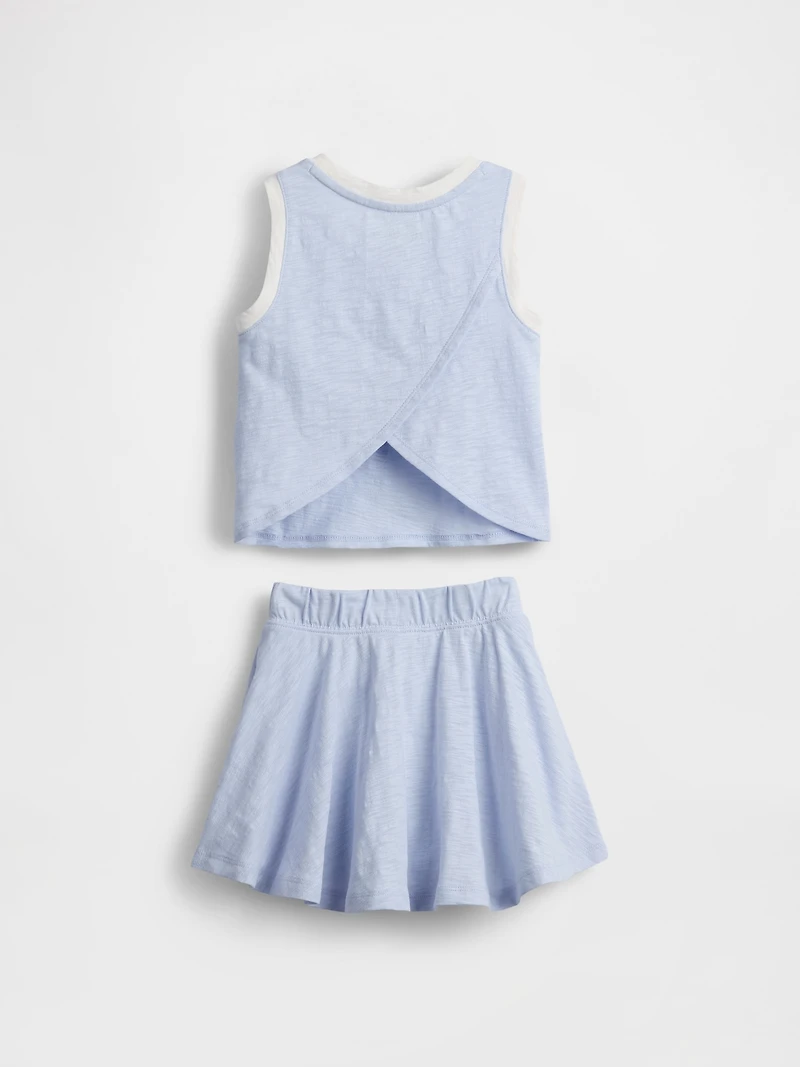 Lilo & Stitch Baby Toddler Organic Cotton Skort Set