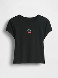 Crop Graphic T-Shirt