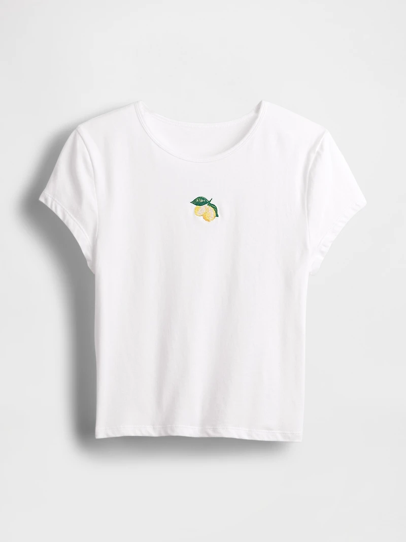 Crop Graphic T-Shirt