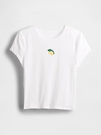 Crop Graphic T-Shirt