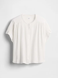 Cotton Gauze Dolman Shirt