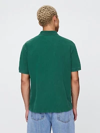 Relaxed Pique Polo Shirt Shirt