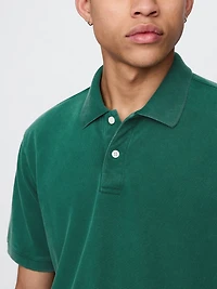 Relaxed Pique Polo Shirt Shirt