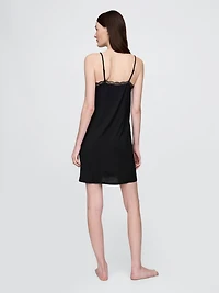 Modal Lace-Trim PJ Dress