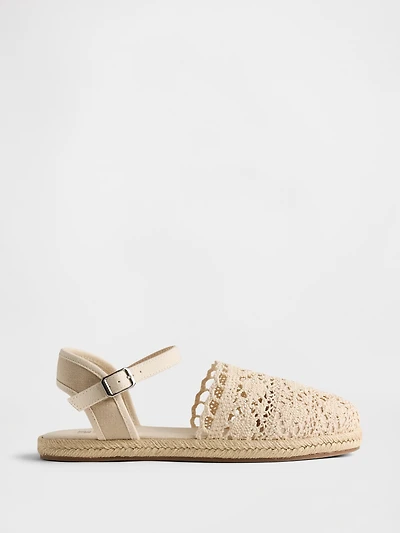 Kids Crochet Espadrilles