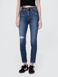 High Rise True Skinny Jeans