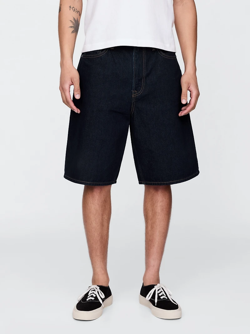 10.5" Baggy Denim Shorts