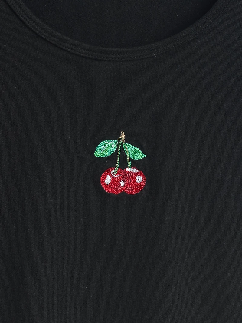 Crop Graphic T-Shirt