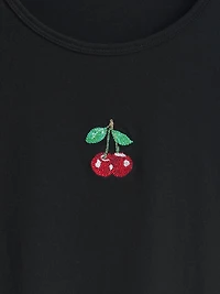 Crop Graphic T-Shirt