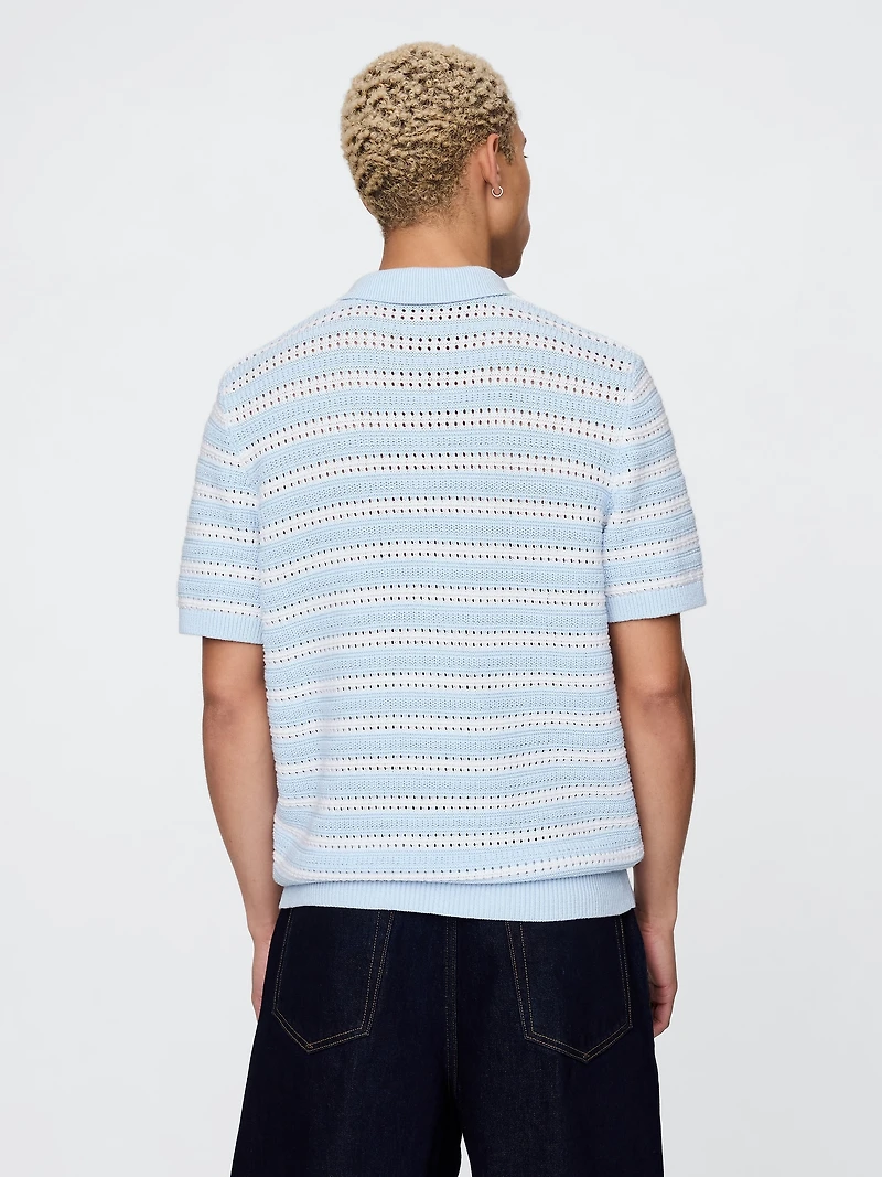 Polo Shirt Sweater