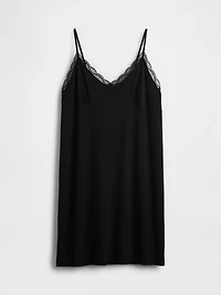 Modal Lace-Trim PJ Dress