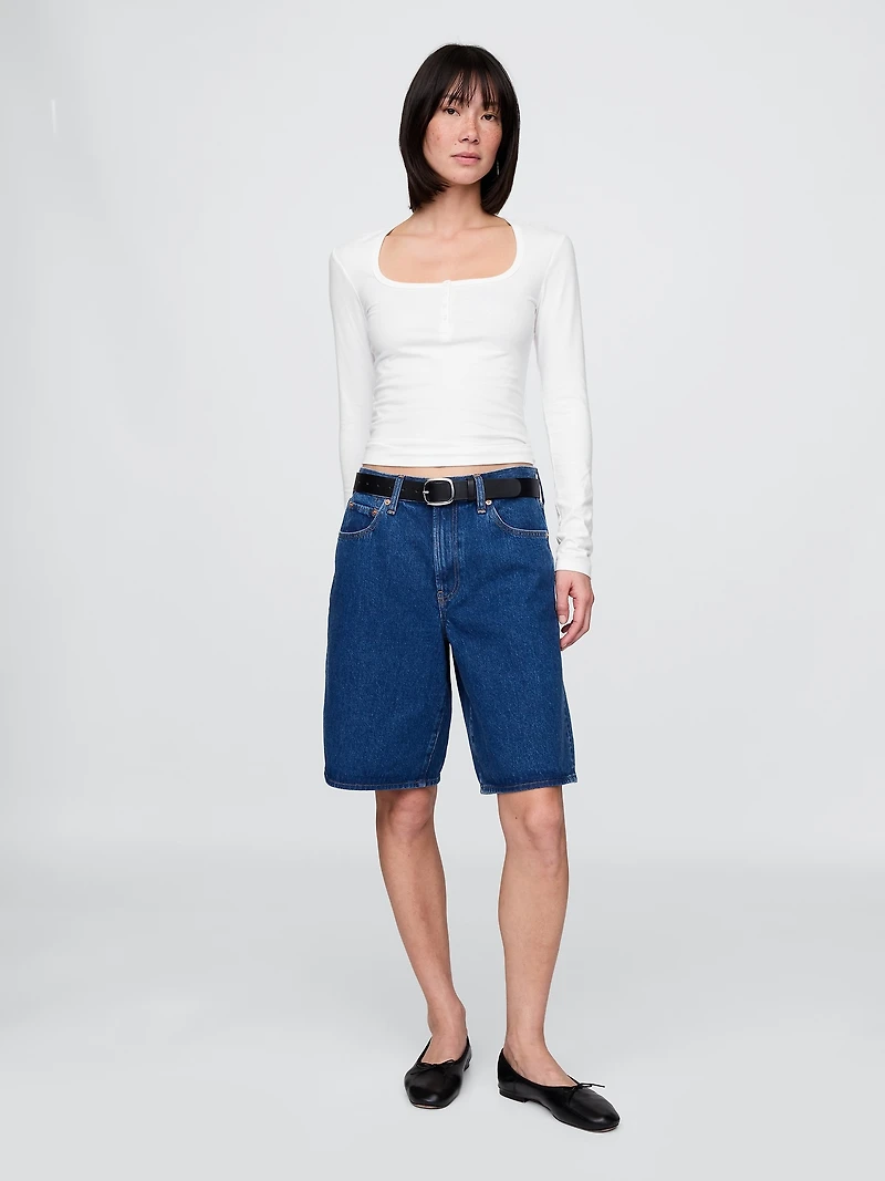 CloseKnit Jersey Henley T-Shirt