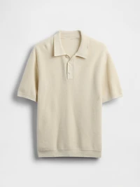 Kids Relaxed Sweater Polo Shirt