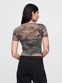 Mesh Crop T-Shirt