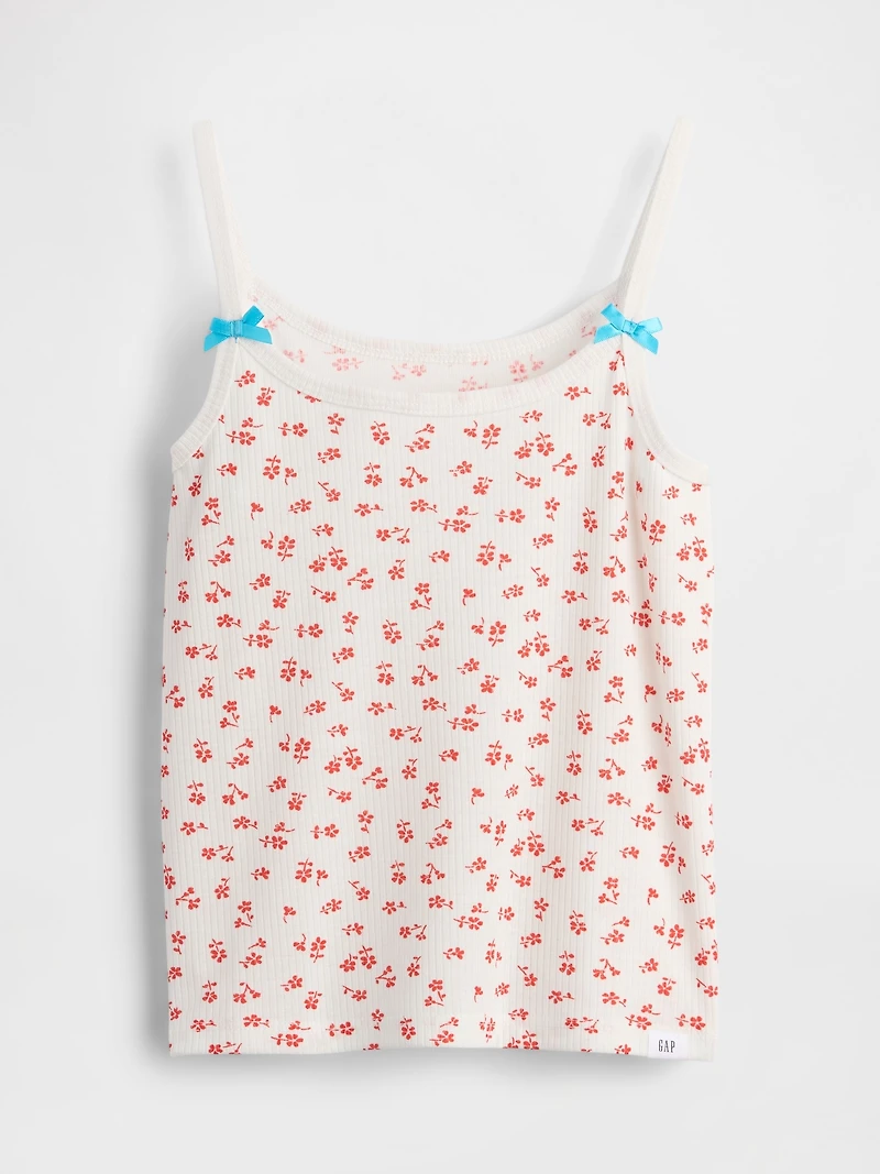 Kids Recycled Rib PJ Tank Top