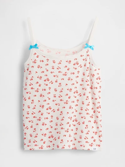 Kids Recycled Rib PJ Tank Top