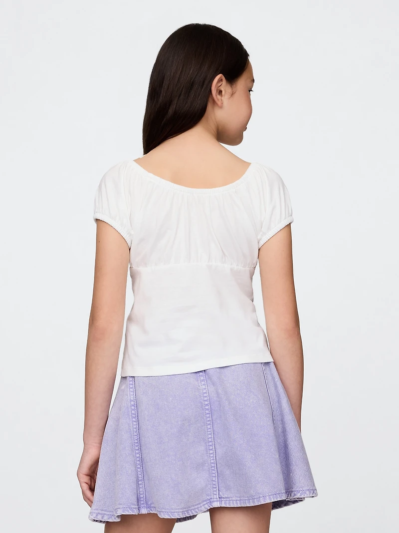 Kids Scoop Neck Top