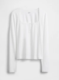 CloseKnit Jersey Henley T-Shirt