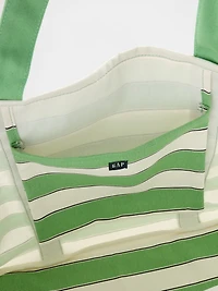 Canvas Stripe Tote Bag