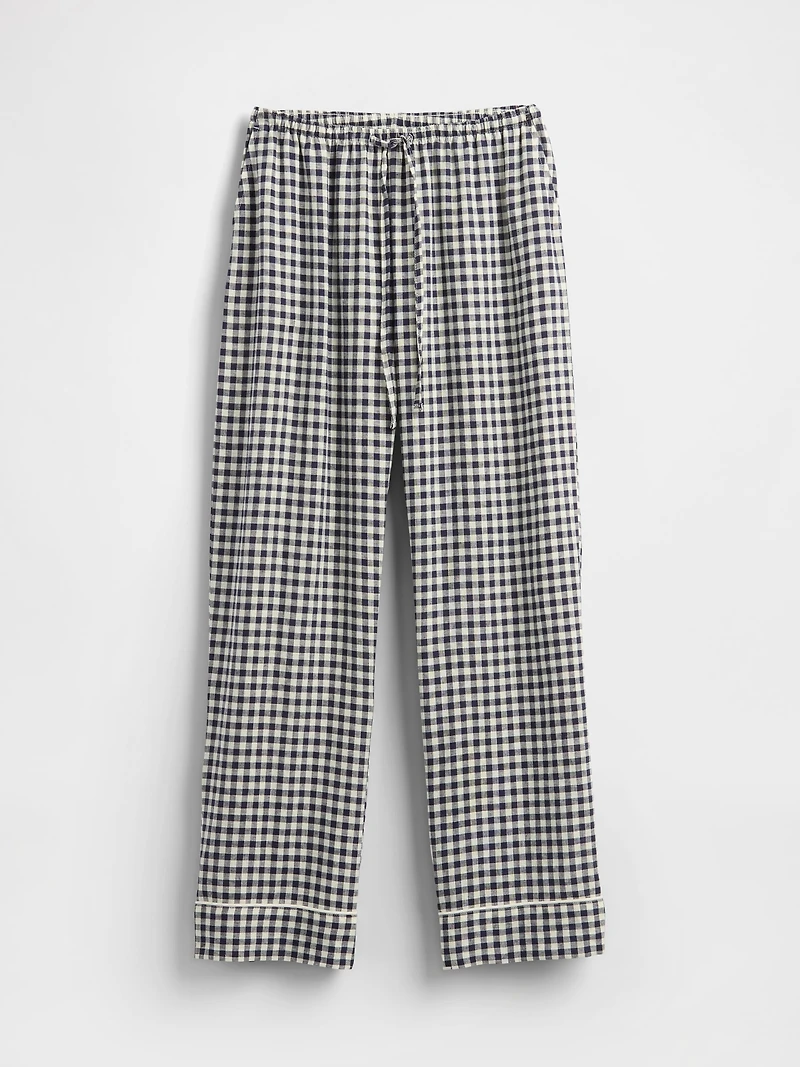 Linen-Blend PJ Pants