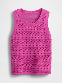 Kids Crochet Shell Tank Top