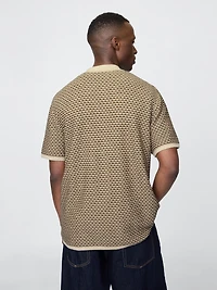 Crochet Sweater Shirt