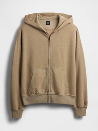 Heavyweight French Terry Oversized Zip Hoodie