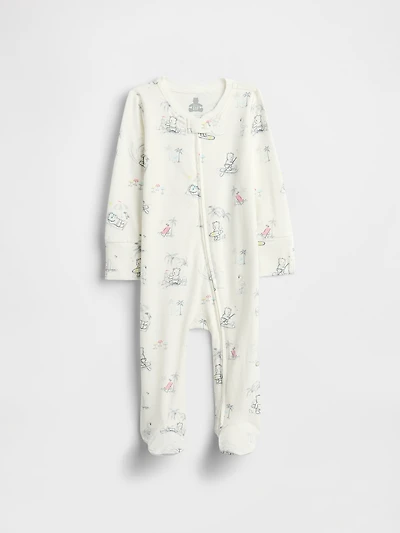 Baby First Favorites Organic Cotton Footed One-Piece