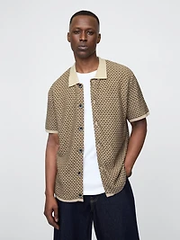Crochet Sweater Shirt