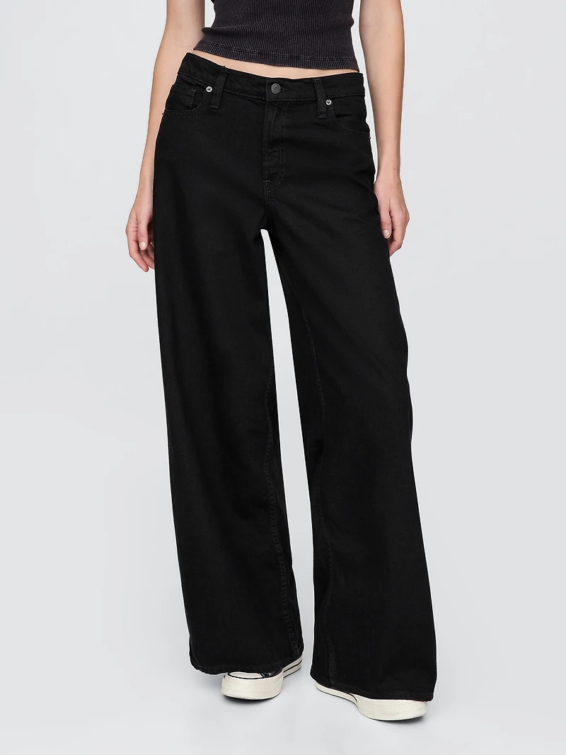 Mid Rise UltraSoft Baggy Jeans