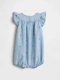 Baby Peter Rabbit™ Chambray Shorty One-Piece