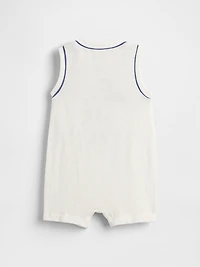 Gap × Baby Organic Cotton Mickey Mouse Shorty One-Piece