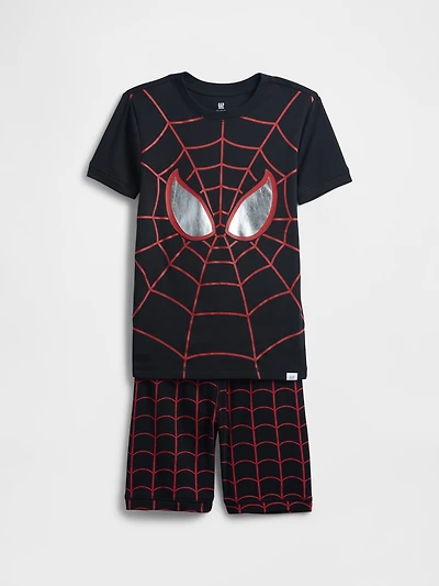 Kids Marvel Spider-Man Organic Brushed Cotton PJ Set