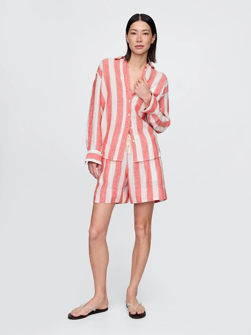 100% Linen Oversized Shirt