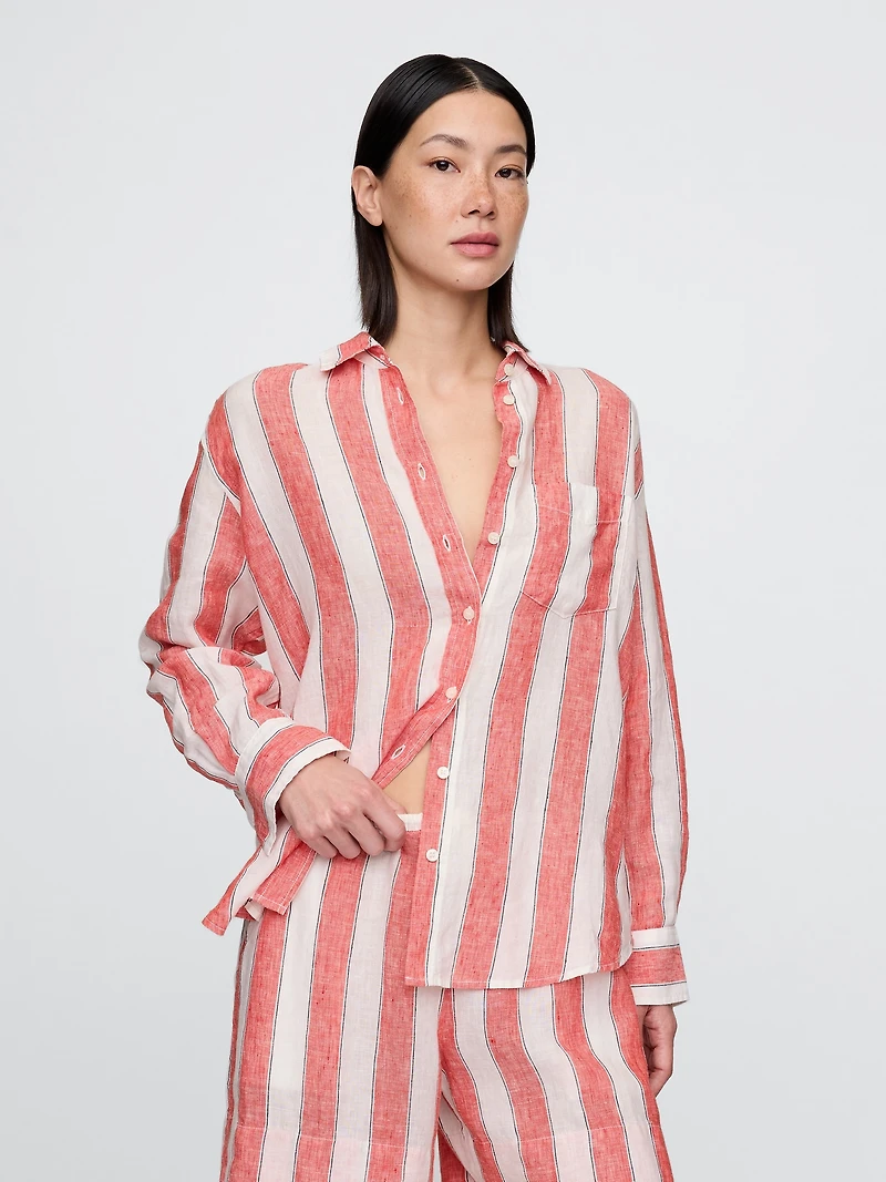 100% Linen Oversized Shirt