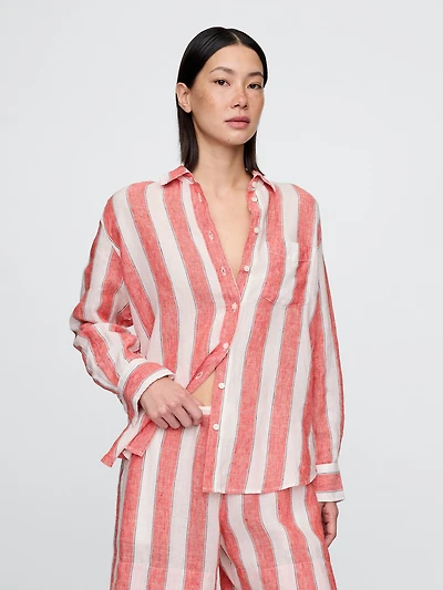 100% Linen Oversized Shirt