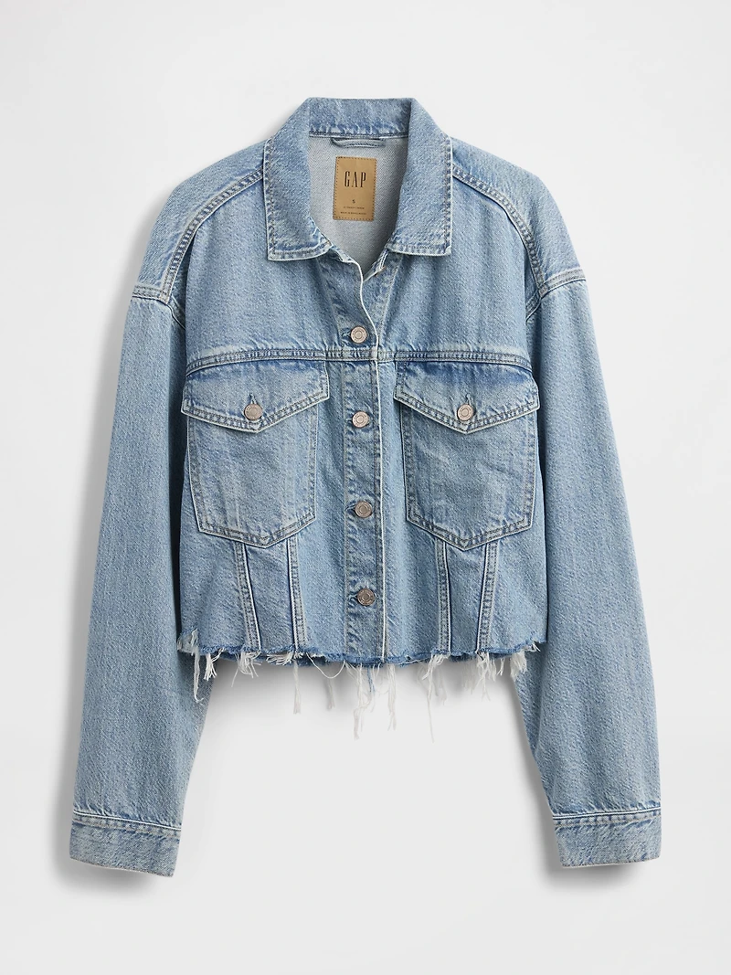 UltraSoft Icon Denim Crop Jacket