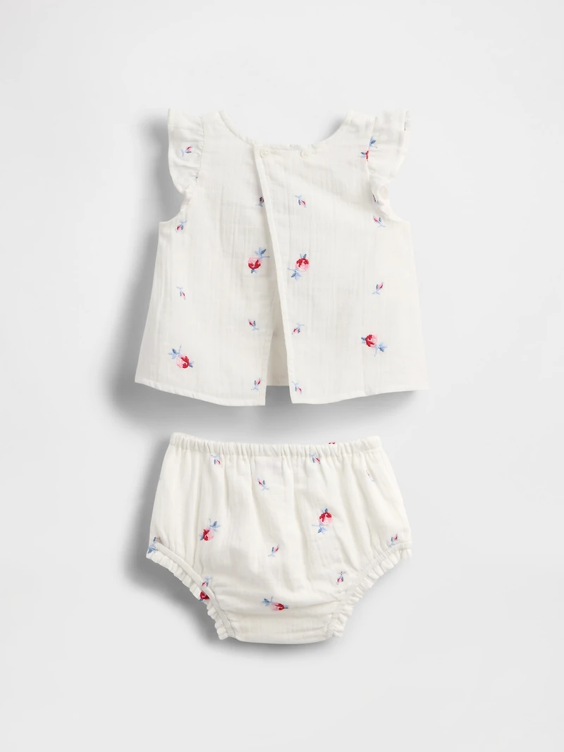 Baby Crinkle Gauze Outfit Set