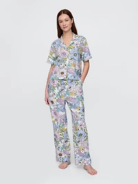 Linen-Blend PJ Pants