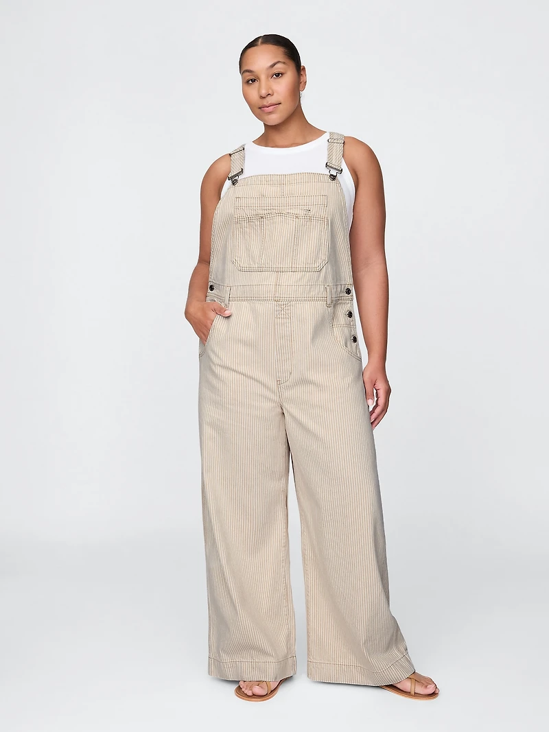 Denim Baggy Overalls